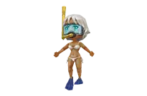 Snorkeling Girl (Evolved)